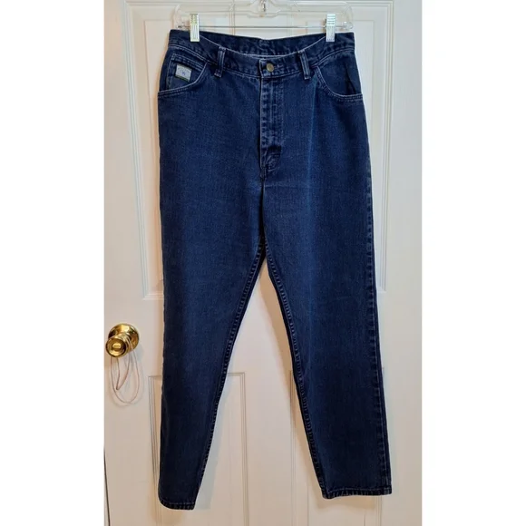 Wrangler Jeans Wrangler Vintage 9s Dark Wash Blue High Rise